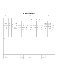 建筑施工安全检查标准JGJ59-2011(最新表格)