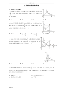 反比例函数面积专题