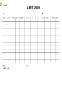 QMST-QR-058近效期商品催销表