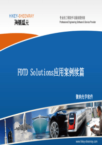 FDTD案例分析续篇