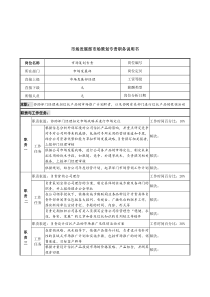 信托投资公司市场发展部市场策划专责职务说明书