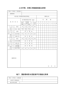 监理平行检查记录表