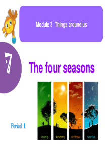 二年级下册英语课件-Unit-7《The-four-seasons》(Period-1)｜牛津上海版