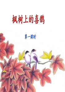 《枫树上的喜鹊》名师课件(第一课时)