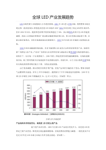 全球LED产业发展趋势