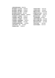 全国新闻电话号码大全