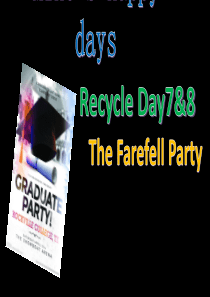 PEP六年级下册Recycle-day7-day8