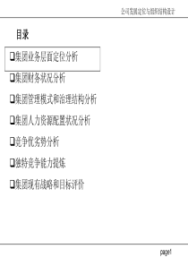 公司发展定位与组织结构设计