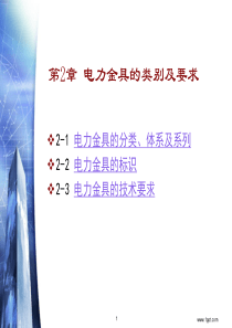 2电力金具类别及要求