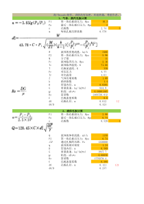 孔板计算表