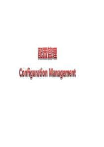 CMMI4-CM配置