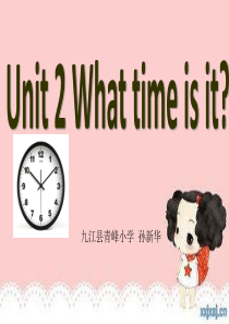 what-time-is-it说课课件