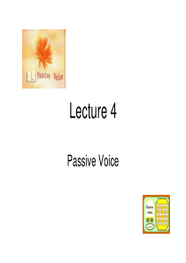 Lecture5被动语态