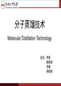 分子蒸馏技术的发展及工业应用（PPT57页)