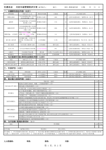 维修部绩效考核表(最终)