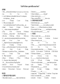 Unit-8-Is-there-a-post-office-near-here-单元测试题-附答案