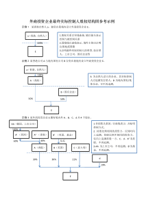 股权结构图样表