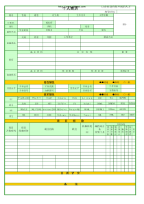 Excel流行型简历模板