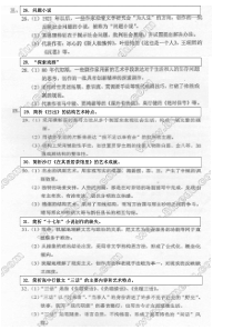 (吐血整理)中国现代文学史00537自考2004-2015年名词解释简单题论述题