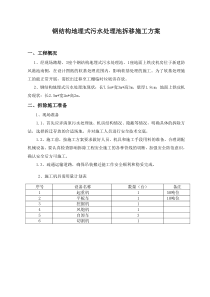 改建构筑物拆除工程施工方案