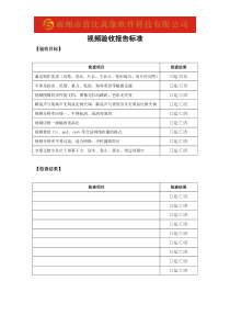 视频验收报告清单V1.0.0