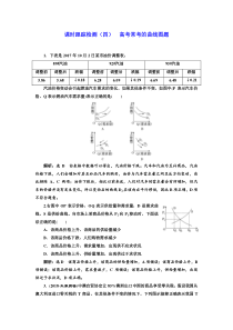 ★2018-2019学年高中一轮复习政治通用版：课时跟踪检测(四)-高考常考的曲线图题-Word版含