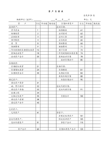 民办非企业单位会计报表