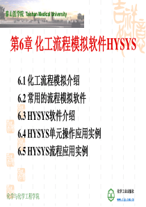 流程模拟软件HYSYS