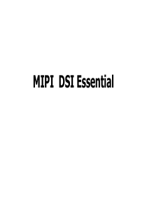 18MIPI-DSI-Essential(MIPI协议详细介绍)