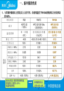 美的冷媒培训资料