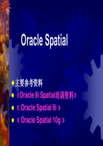 OracleSpatial介绍