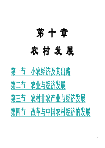 发展经济学课件9