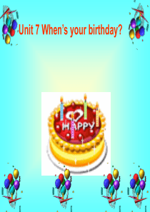 开心学英语五年级上册《Uni-7-When’s-your-birhday》课件之四