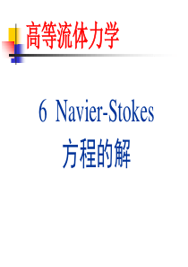 6-Navier-Stokes方程的解