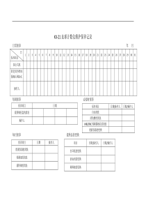 希森美康KX21保养维护记录