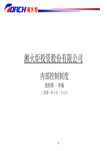 XX股份有限公司内控制度(内控流程图)