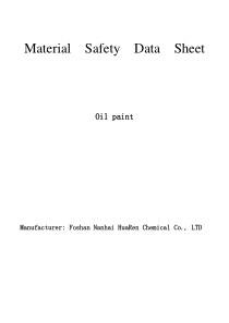 油漆安全说明书MSDS(English-Vision)