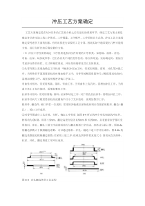 冲压工艺方案确定