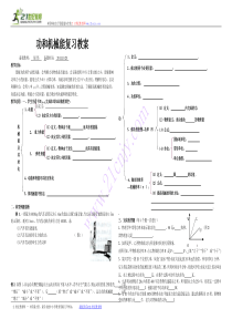 初中物理复习教案：功和机械能