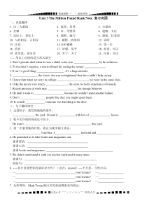 Unit-3《The-Million-Pound-Bank-Note》同步练习(人教版必修3)