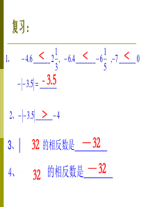 七年级数学绝对值的补充练习