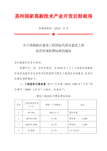 苏高新财经[2010]12号-1新代理收费标准