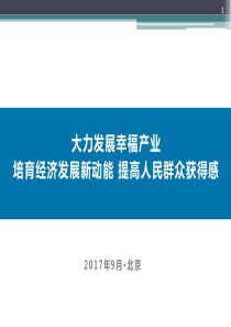 大力发展幸福产业（PPT38页)