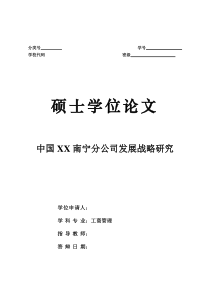 大型电信企业发展战略研究