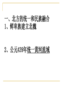 第20课  北方民族大融合PPT课件1