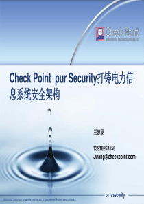 CheckPointpurSecurity打铸电力信