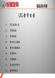 UG基础培训课件