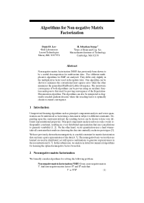 Algorithms-for-Non-negative-Matrix-Factorization