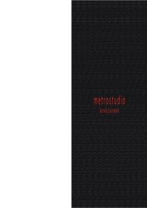 意大利迈丘设计事务所宣传册Metrostudio Brochure