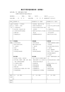 踝关节骨折临床路径表